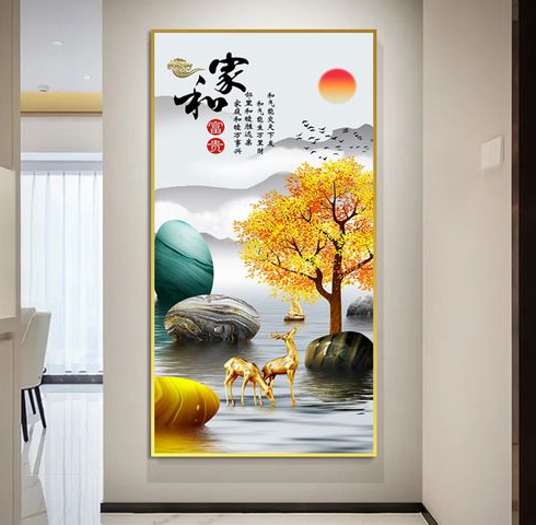 玄关正对大门挂什么画好美化玄关的都有哪些原则说下