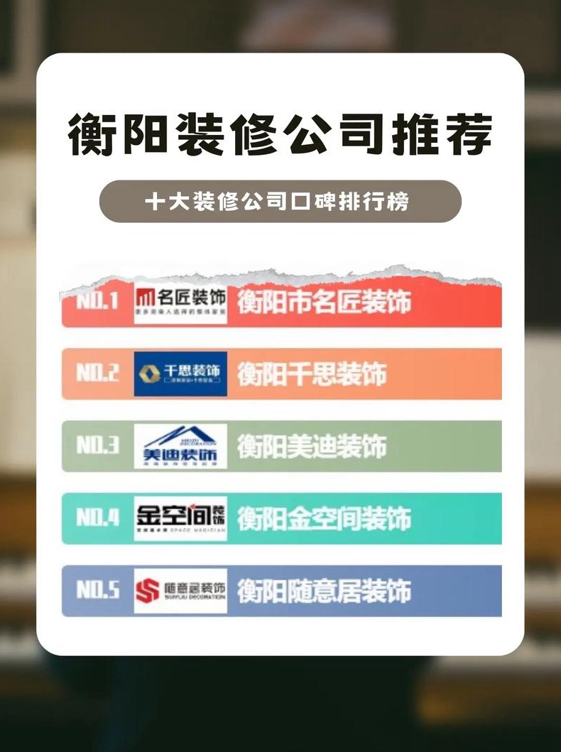 前十排名装修公司哪家好如何选装饰公司