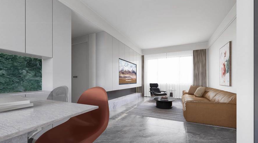 现代简约风格三居室如何装修平米的房子这样