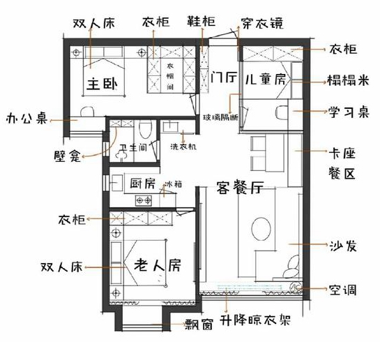 北京平老房改造装修方案及技巧
