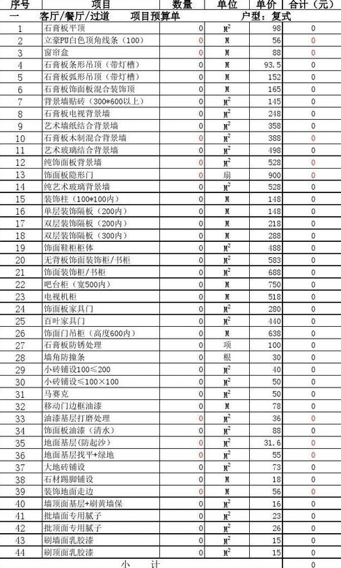北京精装修多少钱北京精装修费用标准是什么