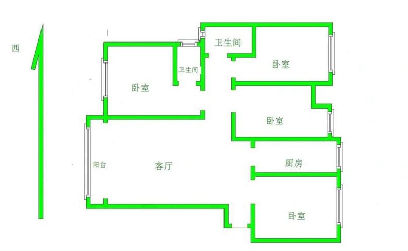 平毛坯房装修设计要多少钱我有房屋平面图