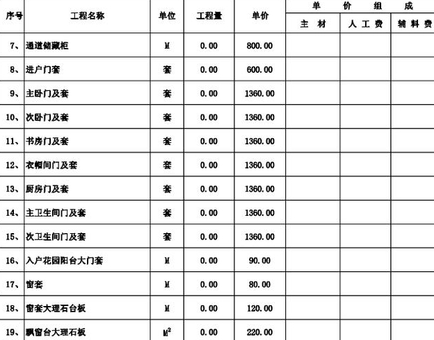 平米三室二厅全包装修多少钱