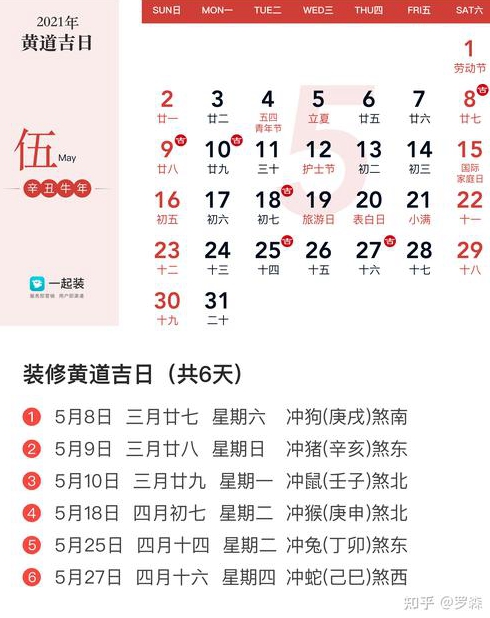装修开工的黄道吉日